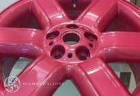 Lexus Custom Alloy Wheel Refurbishment Pink