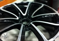 Diamond Cut Alloy Wheel Refurbishment