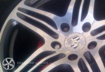 Porsche Diamond Cut Alloy Wheel Refurbishment
