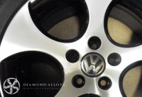 VW Diamond Cut Alloy Wheel Refurbishment