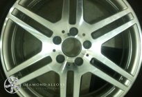 Diamond Cut Mercedes AMG alloy